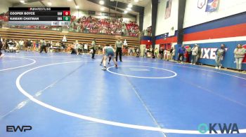 126 lbs Quarterfinal - Cooper Boyce, Raw Wrestling Club vs Kamari Chatman, HURRICANE WRESTLING ACADEMY