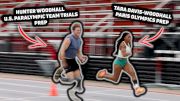 Tara Davis-Woodhall, Hunter Woodhall Train For Paris, US Paralympic Trials | Workout Wednesday