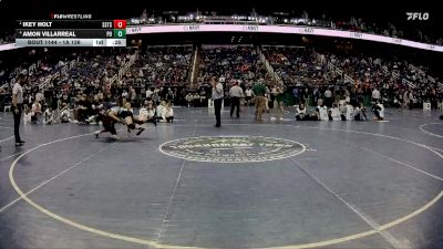 1A 126 lbs 3rd Place Match - Amon Villarreal, Polk County High School vs Ikey Holt, South Stanly High School