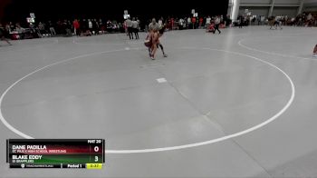 106 lbs Cons. Round 3 - Dane Padilla, St. Pius X High School Wrestling vs Blake Eddy, GI Grapplers