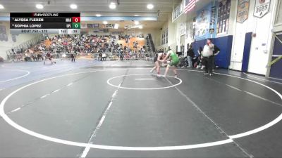 170 lbs Cons. Semi - Alyssa Flexen, Marina vs Sophia Lopez, Upland