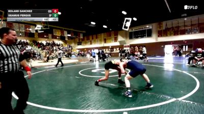 157 lbs Cons. Round 1 - Roland Sanchez, Cerritos vs Seamus Fergus, Dos Pueblos