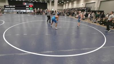 157 lbs Semis - Jake Miller, Broken Arrow Wrestling Club vs Dimitri Kizer, Tough N Technical Wrestling Club (TNTWC)
