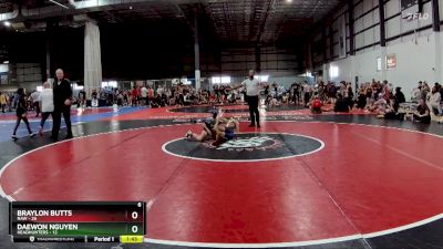 80 lbs Placement (4 Team) - Braylon Butts, RAW vs Daewon Nguyen, HEADHUNTERS