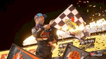 David Gravel Reacts After $100,000 High Limit Racing Win At Eldora Speedway