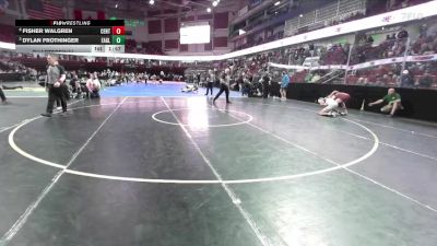 126 lbs Quarterfinal - Dylan Frothinger, Eagle vs Fisher Walgren, Centennial