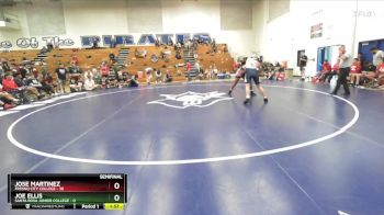 197 lbs Semis & 3rd Wb (16 Team) - Jose Martinez, Fresno City College vs Joe Ellis, Santa Rosa Junior College