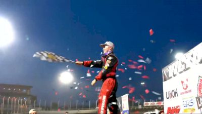 Bobby Pierce Reacts After Friday Lucas Oil Late Model Victory At Huset's