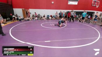 142 lbs Round 2 (6 Team) - Gavin Layba, Choctaw vs Jack Egbert, Pirate Wrestling Club