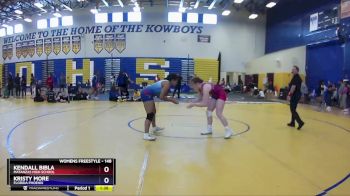 148 lbs 1st Place Match - Kendall Bibla, Matanzas High School vs Kristy More, Florida Phoenix