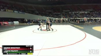 3A-132 lbs Champ. Round 1 - Landyn Philpott, La Pine vs George Bergstrom, Banks