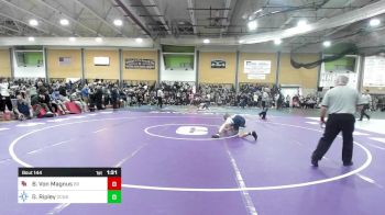 132 lbs Round Of 16 - Brent Von Magnus, Bridgewater-Raynham vs Gavin Ripley, Oceanside