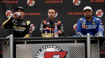 2024 Kings Royal Podium Press Conference At Eldora Speedway