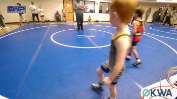 49 lbs Quarterfinal - Daxton Baumert, Verdigris Youth Wrestling vs Brentley Baucom, Pryor Tigers