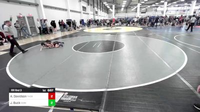 66 lbs Rr Rnd 3 - Adam Davidson, Thorobred WC vs Jasmine Buck, Dominate WC