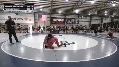 70 kg Cons. Sub-rd Of 64 - Matthew Maldonado, Cardinal WC vs Michael Tharpe, Warrior Regional Training Center