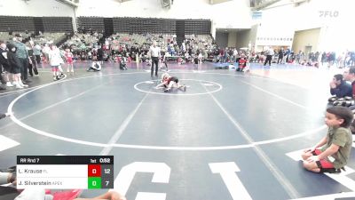 56 lbs Rr Rnd 7 - Lucas Krause, Fair Lawn vs Jake Silverstein, ApexK3