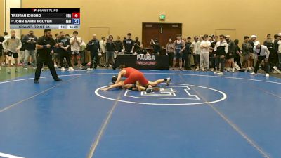 157 lbs Champ. Rd Of 64 - Tristan Ziobro, Christian Brothers Academy vs John Savin Nguyen, Legion