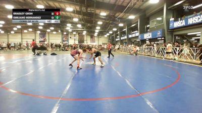 145 lbs Consi Of 64 #2 - Bradley Groh, SC vs Emiliano Hernandez, CA