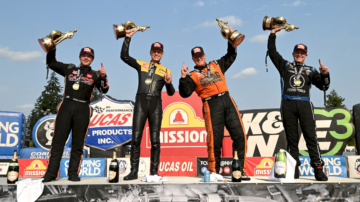 Torrence, Prock, Coughlin Jr., and Van Sant Collect NHRA Seattle Wallys