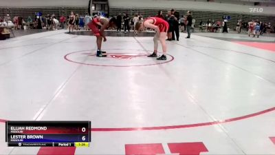 157 lbs Cons. Semi - Elijah Redmond, Missouri vs Lester Brown, Missouri