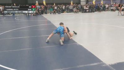 120 lbs Champ. Rd Of 32 - Gabriel Ryzyi, Massa's Maniacs vs Vincent Nikollaj, Alpha Wrestling Club