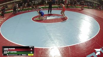 130 lbs Quarterfinal - Shelby Garten, Idaho vs Josie Farmer, Oregon