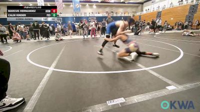 106 lbs Consolation - Marcus Hernandez, ARDMORE TAKEDOWN CLUB vs Calin Kinder, Piedmont