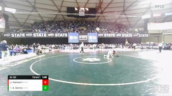 3A 132 lbs Quarterfinal - Adonai Garza, Kent Meridian vs Josh Neiwert, Mead