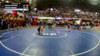 G - 105 lbs Cons. Round 2 - Kricket Bridges, Lincoln County (Eureka) Girls vs Natalie Noftsker, Baker Girls