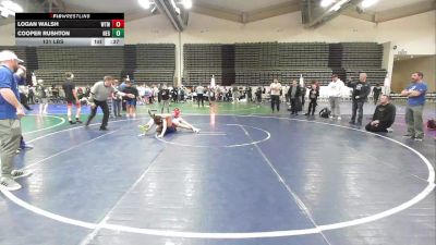 131 lbs Rr Rnd 4 - Logan Walsh, Washington Twp. Minutemen MS vs Cooper Rushton, New England Gold MS