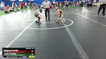 44 lbs 3rd Place Match - Briggs Poupard, Dundee vs Gavin Sowers, Tri-Valley Youth Wrestling Club