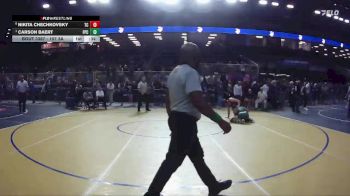 157 3A 5th Place Match - Carson Baert, Flagler Palm Coast vs Nikita Chechkovsky, Tocoi Creek