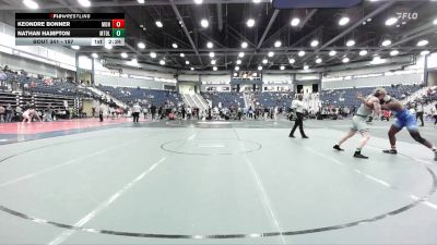197 lbs Cons. Round 3 - Keondre Bonner, Montreat College vs Nathan Hampton, Mt. Olive