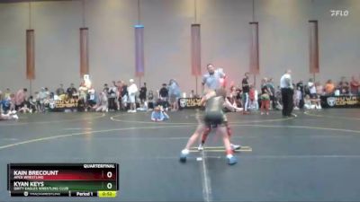 46 lbs Quarterfinal - Kain Brecount, Apex Wrestling vs Kyan Keys, Dirty Eagles Wrestling Club