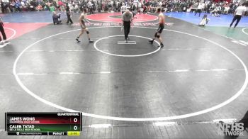 115 lbs Quarterfinal - Caleb Tatad, De La Salle High School vs James Wong, California High School