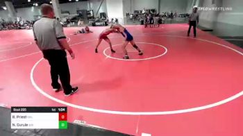 138 lbs 3rd Place - Braden Priest, Driller WC vs Naithan Gurule, 505 Wc