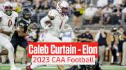 Caleb Curtain Highlights Elon Football | 2023 CAA Football