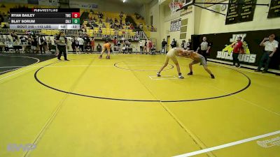 112 lbs Round Of 16 - Ryan Bailey, Tahlequah Wrestling Club vs Blay Sorum, Salina