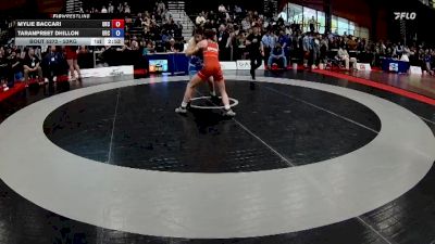 53kg 1st Place Match - Mylie Baccari, Lakehead Wrestling Club vs Taranpreet Dhillon, Canadian Mal Wrestling