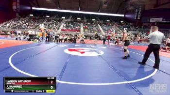 3A-138 lbs Cons. Round 1 - Landen Withrow, Riverton vs AJ Ramirez, Buffalo