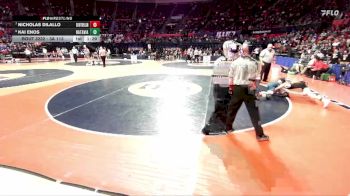 3A 113 lbs Cons. Round 2 - Nicholas Dilallo, South Elgin vs Kai Enos, Batavia
