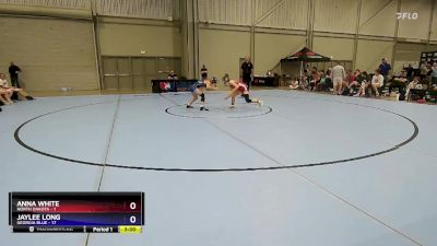 95 lbs Placement Matches (16 Team) - Anna White, North Dakota vs Jaylee Long, Georgia Blue