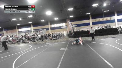 126 lbs Round Of 16 - Zander Rogers, Pounders WC vs Paliku Chang, Flow Academy HI