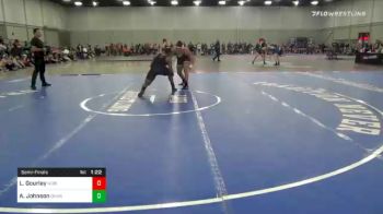 200 lbs Semifinal - Lane Gourley, Noble Takedown Club vs Aryn Johnson, Okwa