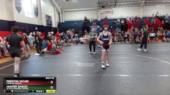 136 lbs Round 3 - Hunter Baxley, KC Elite Training Center vs Preston Vacari, Cane Bay Cobras