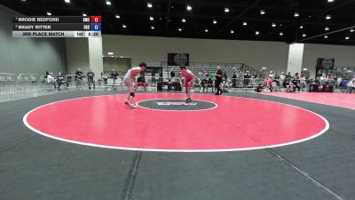 175 lbs 3rd Place Match - Brodie Bedford, Spartan Mat Club vs Brady Ritter, Bolingbrook/Sloth Strong