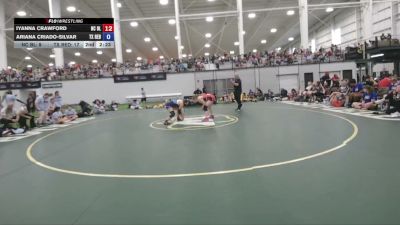 135 lbs Abigail Pursley, North Carolina Blue vs Marisa Iturrino, Texas Red