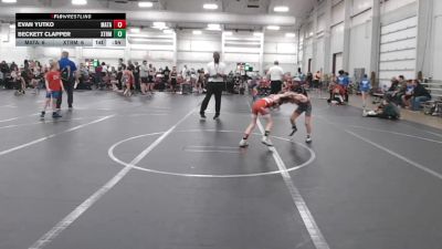 56 lbs Round 2 (6 Team) - Evan Yutko, Mat Assassins vs Beckett Clapper, Xtreme Team