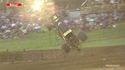Ivan Glotzbach Flips During USAC ISW Qualifying At Lincoln Park